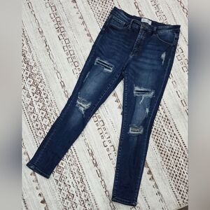 Bke Parker Distressed High Rise Size 31 Jeans